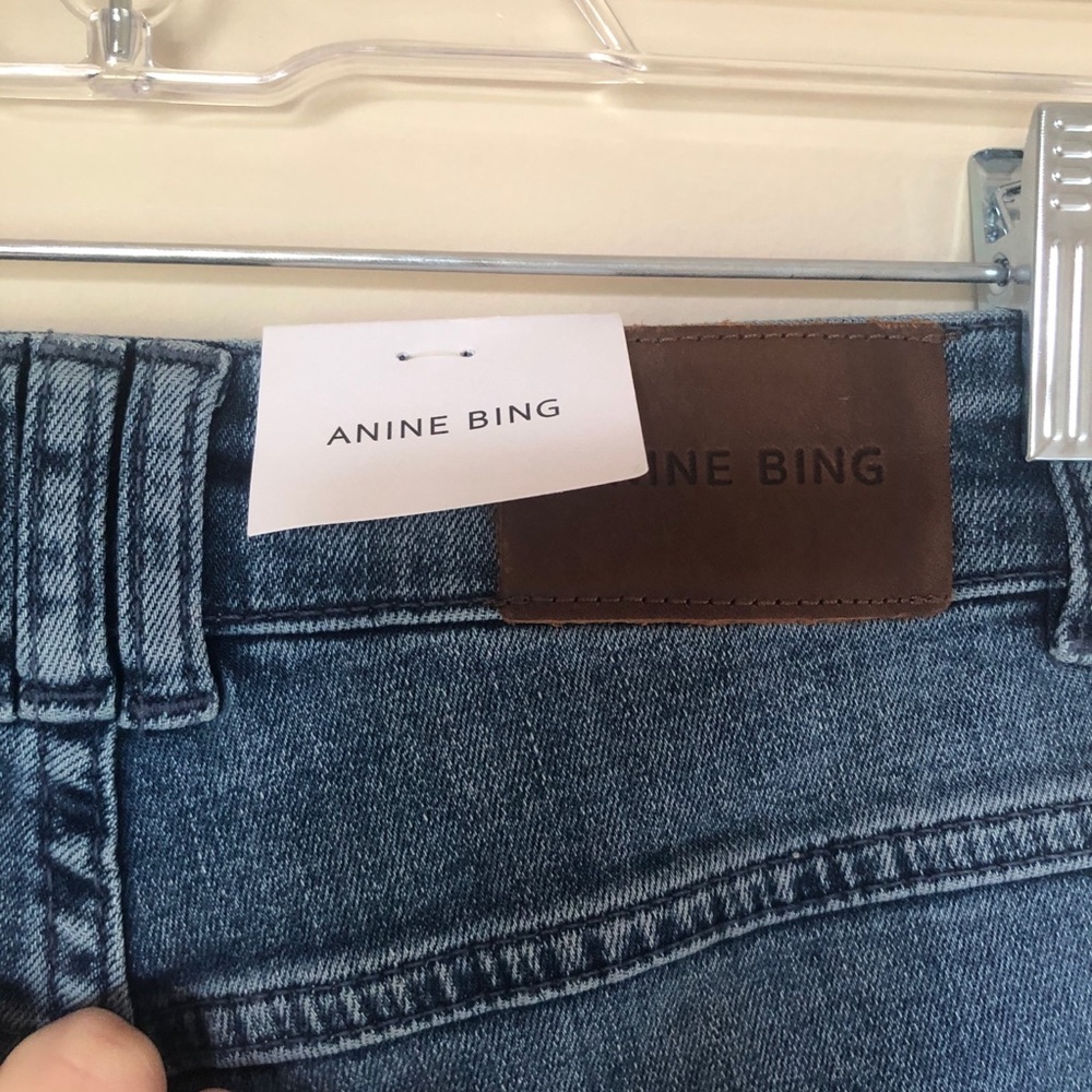 Anine Bing Front Pocket Flare Designer Jeans 24 - Picture 6 of 14